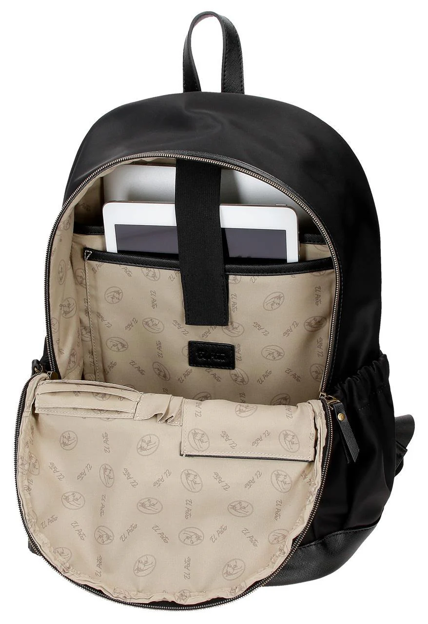 5262321 MOCHILA 40CM.EL POTRO LAN NEGRO - Image 8
