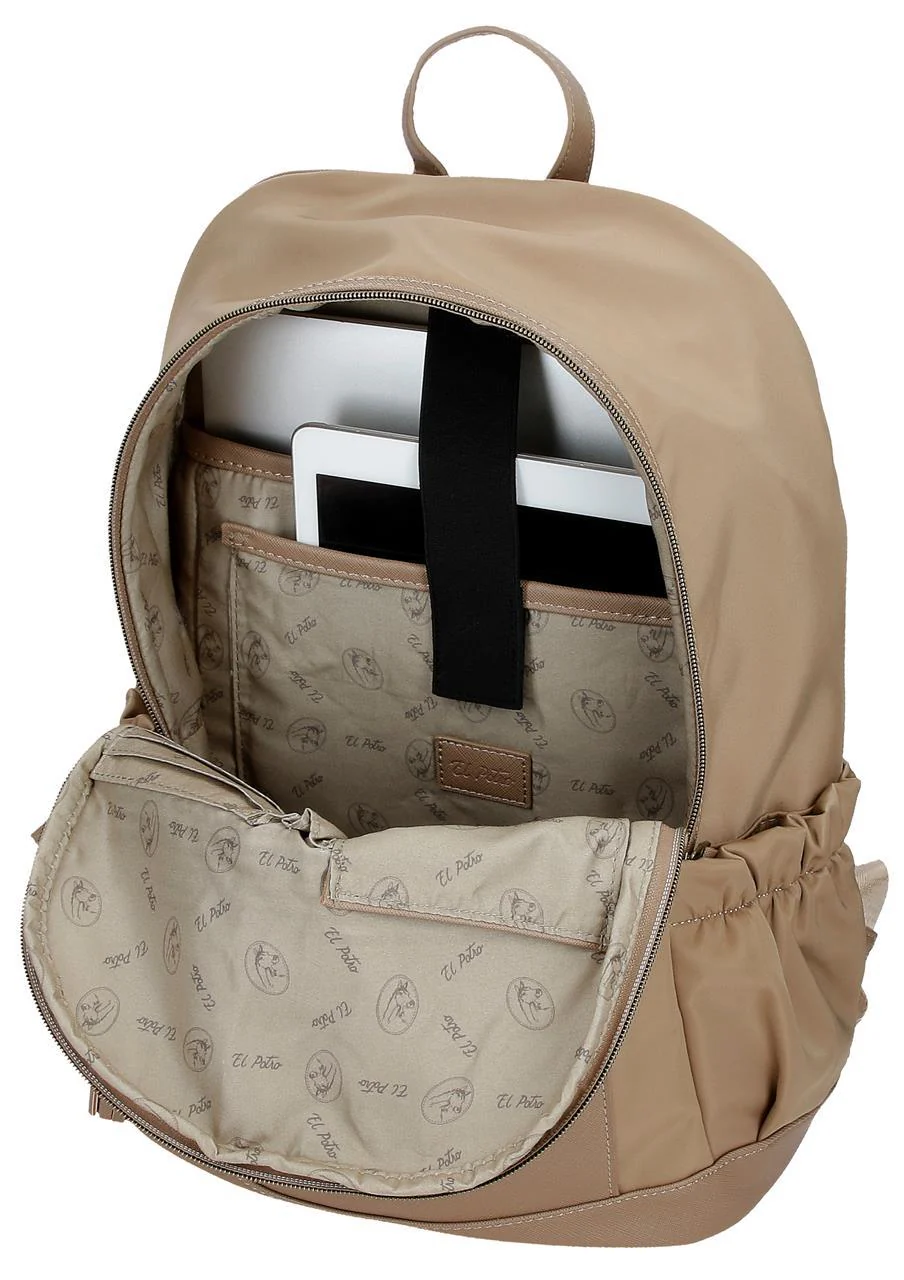 5262322 MOCHILA 40CM. EL POTRO LAN BEIGE - Image 4