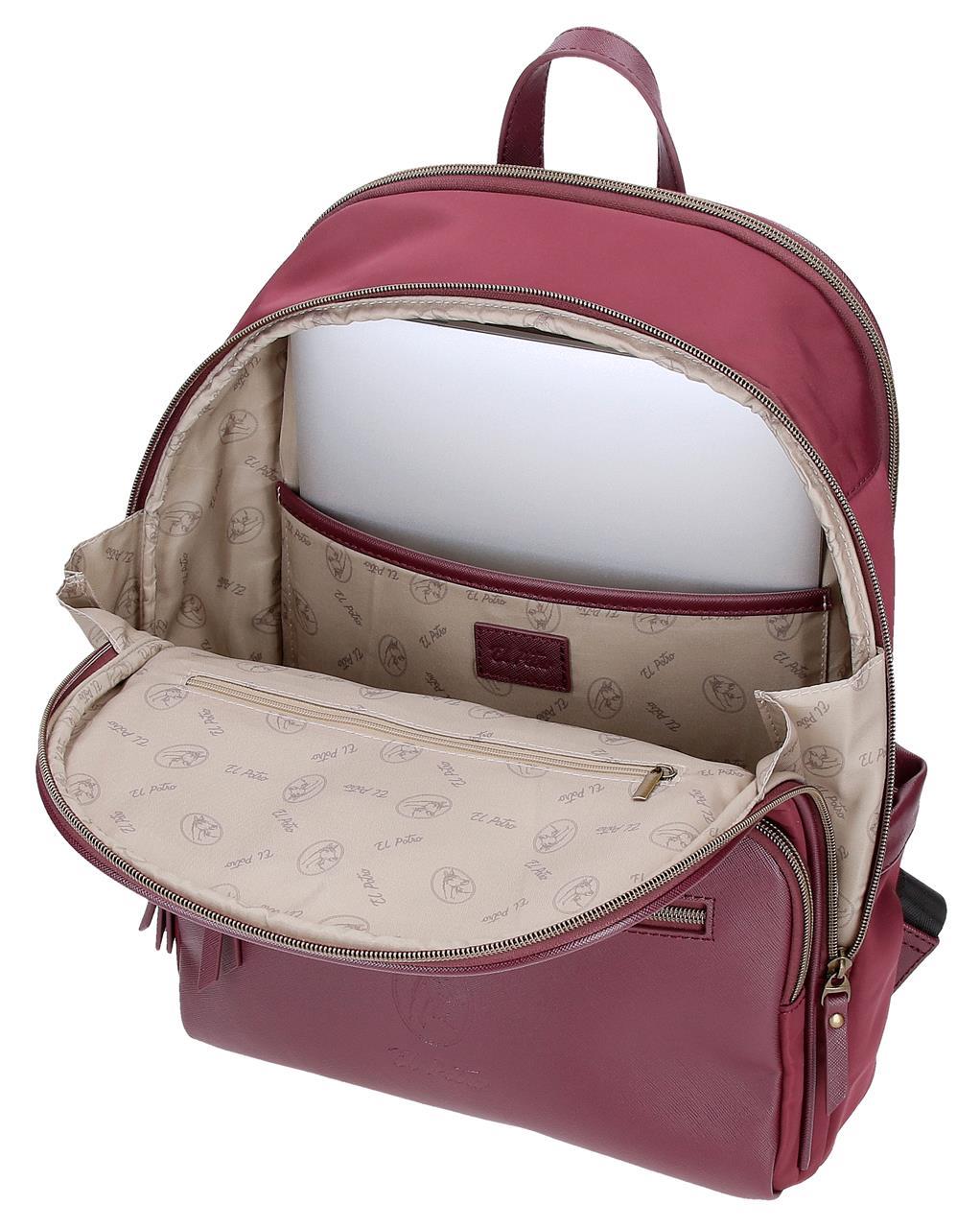 5262423 MOCHILA 40CM 2C. EL POTRO BURDEOS - Image 5