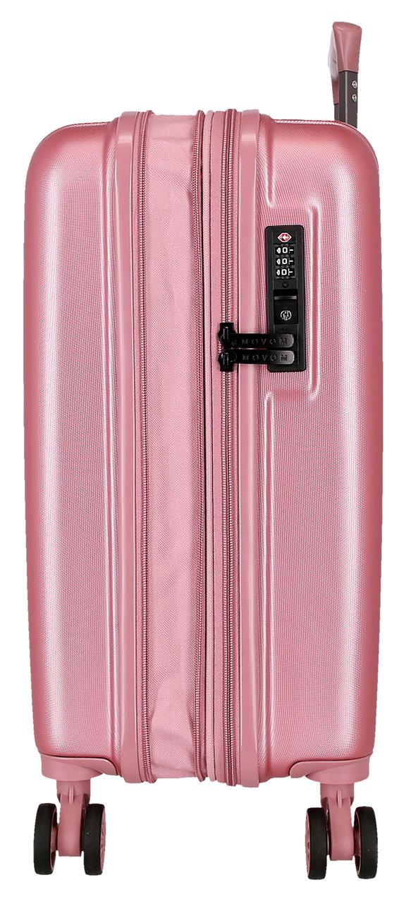 531846D SET/3 TROLLEY ABS 55-68-78CM. C/EXP. 4R. WOOD ROSA - Image 7