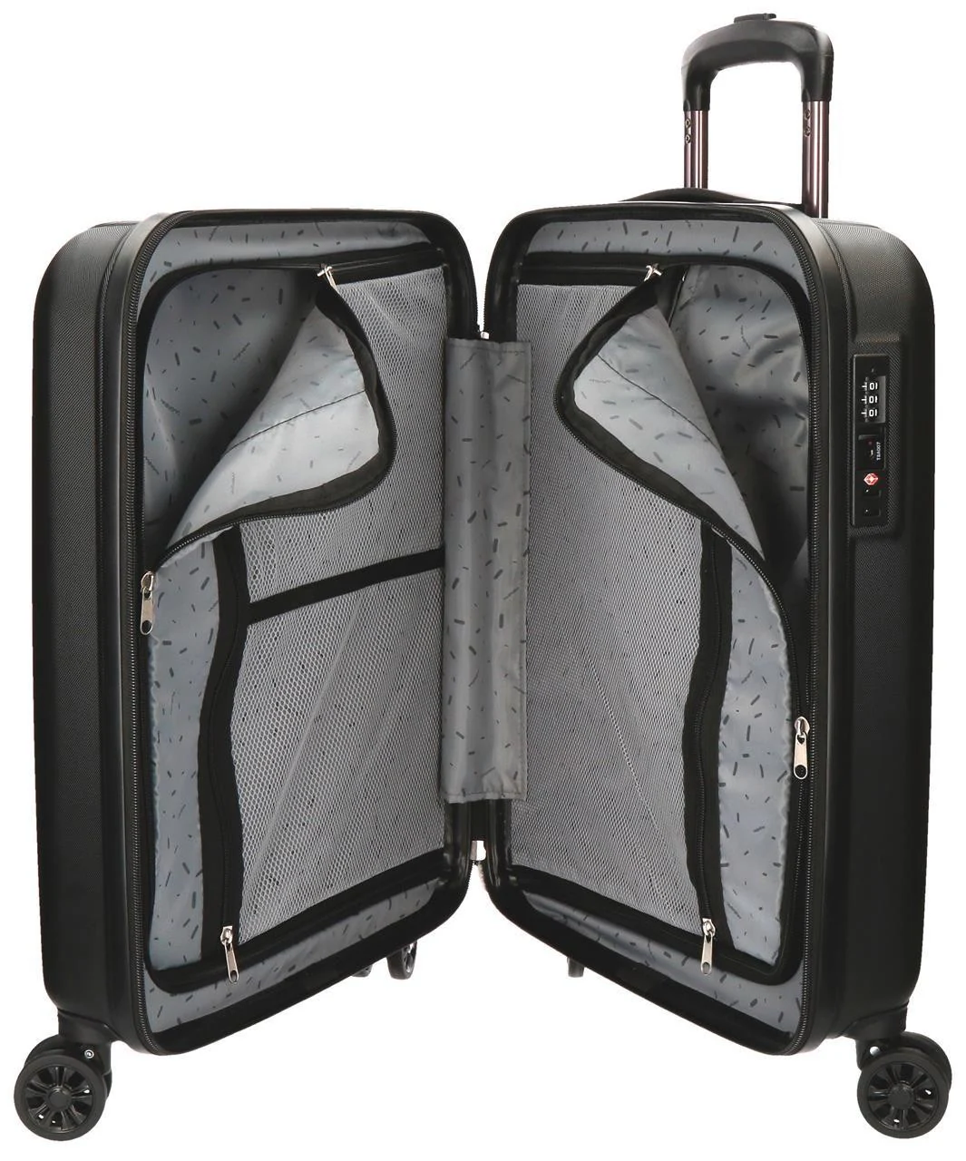 5319161 TROLLEY ABS 55CM.4R.WOOD NEGRO - Image 3