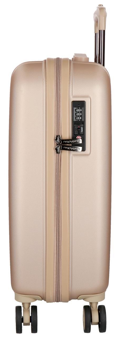 5319165 TROLLEY ABS 55CM.4R.WOOD CHAMPAGNE - Image 4