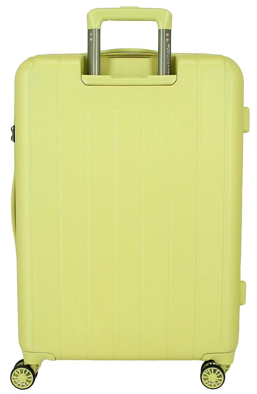 531926B TROLLEY ABS 65CM.4R.WOOD AMARILLO - Image 3