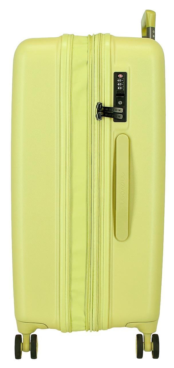531926B TROLLEY ABS 65CM.4R.WOOD AMARILLO - Image 4