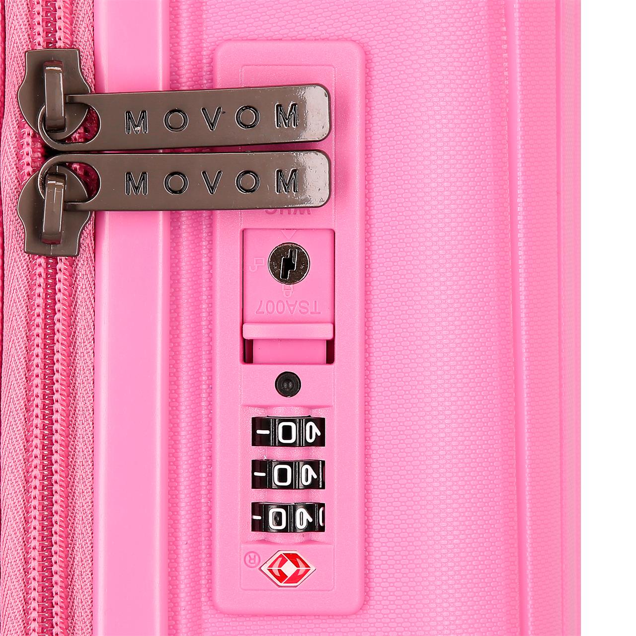 5388424 SET/3 TROLLEY PP 55-68-78CM. C/EXP. 4R. NEW TRENDY F - Image 2