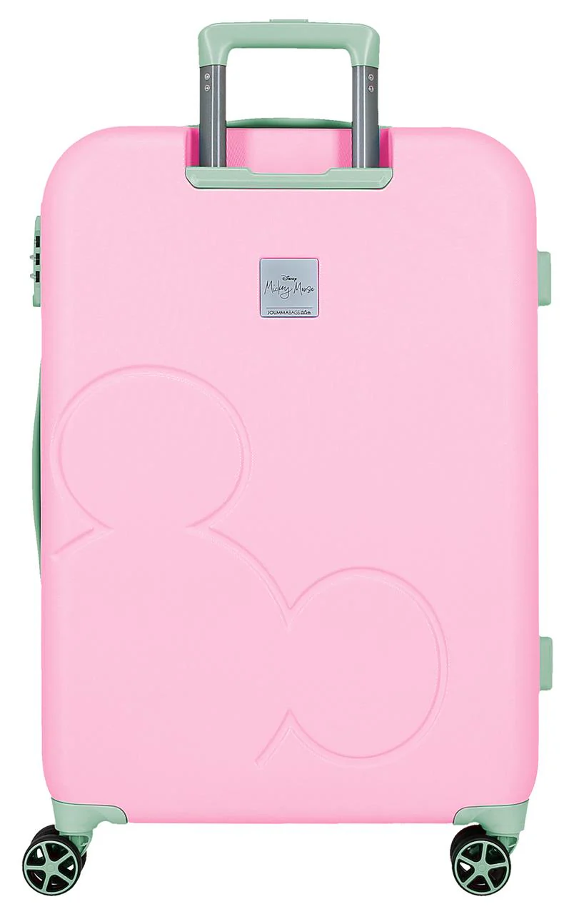 5439222 TROLLEY ABS 65CM. 4R. MICKEY CRAZY TRIP ROSA - Image 2
