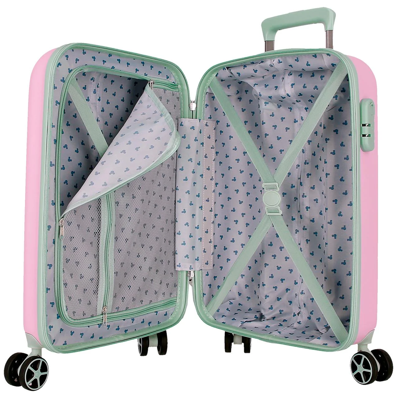 5439522 SET/2 TROLLEY ABS 55-65CM. 4R. MICKEY CRAZY TRIP ROS - Image 5