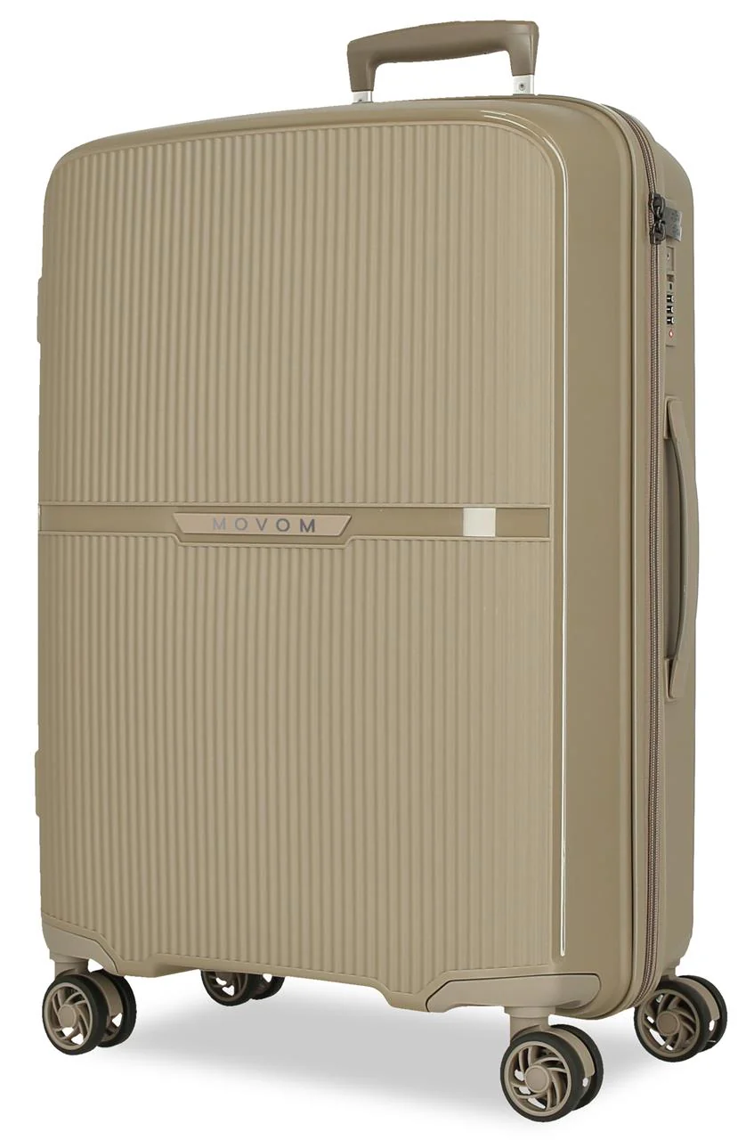 5518725 TROLLEY PP. 76CM. C/EXP. 4R. MOVOM MOON TAUPE