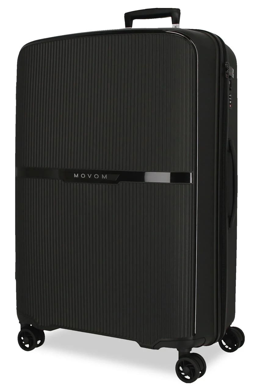5518821 TROLLEY PP. 66CM. C/EXP. 4R. MOVOM MOON NEGRO