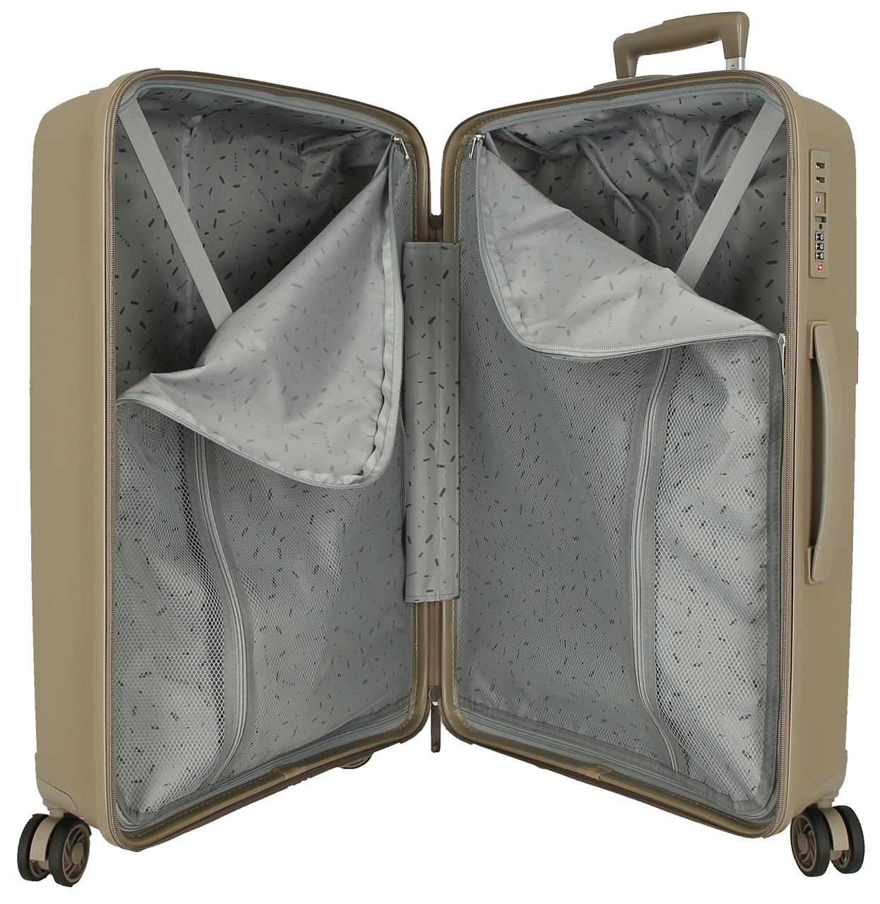 5518825 TROLLEY PP. 66CM. C/EXP. 4R. MOVOM MOON TAUPE - Image 3