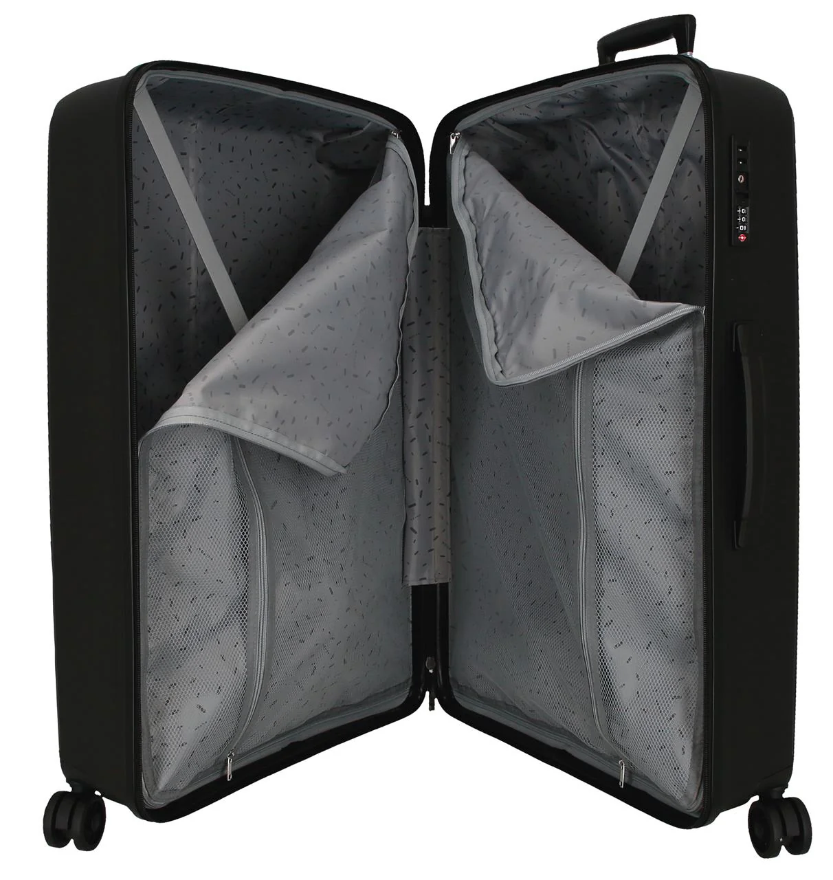 5519421 SET/3 TROLLEY PP. 56-66-76CM. 4R. MOVOM MOON NEGRO - Image 6