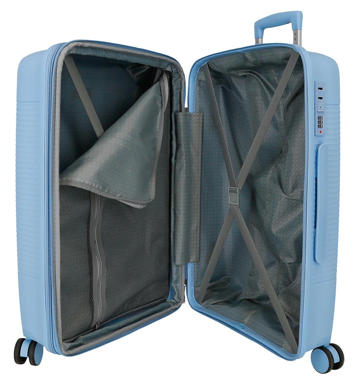 5539324 TROLLEY PP 75CM. 4R. RR ACADIA AZUL CLARO - Image 5