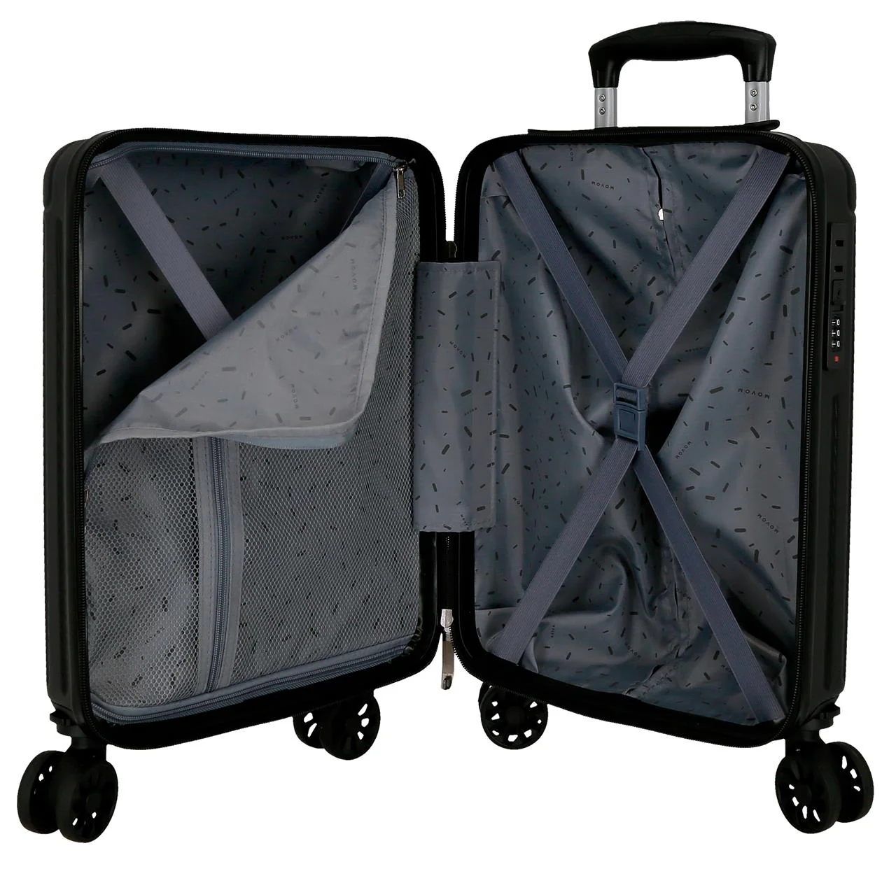 5556320 TROLLEY ABS 40CM. 4R. EXTRAIBLES. MOVOM TIMBER NEGRO - Image 6