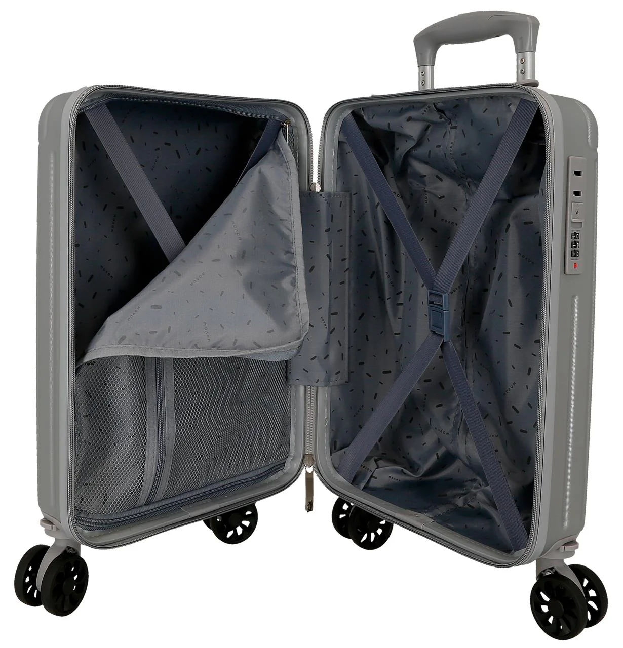 5556322 TROLLEY ABS 40CM. 4R. EXTRAIBLES. MOVOM TIMBER PLATA - Image 6