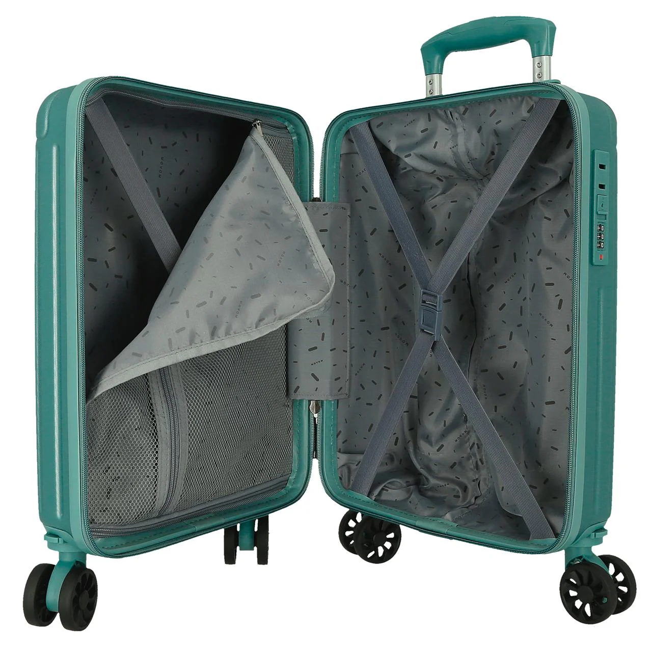 5556323 TROLLEY ABS 40CM. 4R. EXTRAIBLES. MOVOM TIMBER TURQU - Image 6