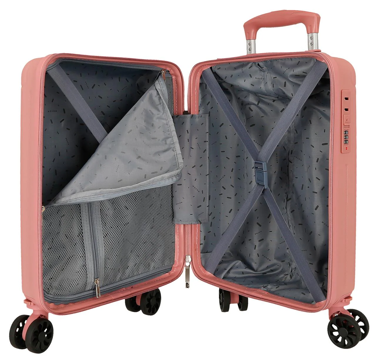 5556324 TROLLEY ABS 40CM. 4R. EXTRAIBLES. MOVOM TIMBER NUDE - Image 6
