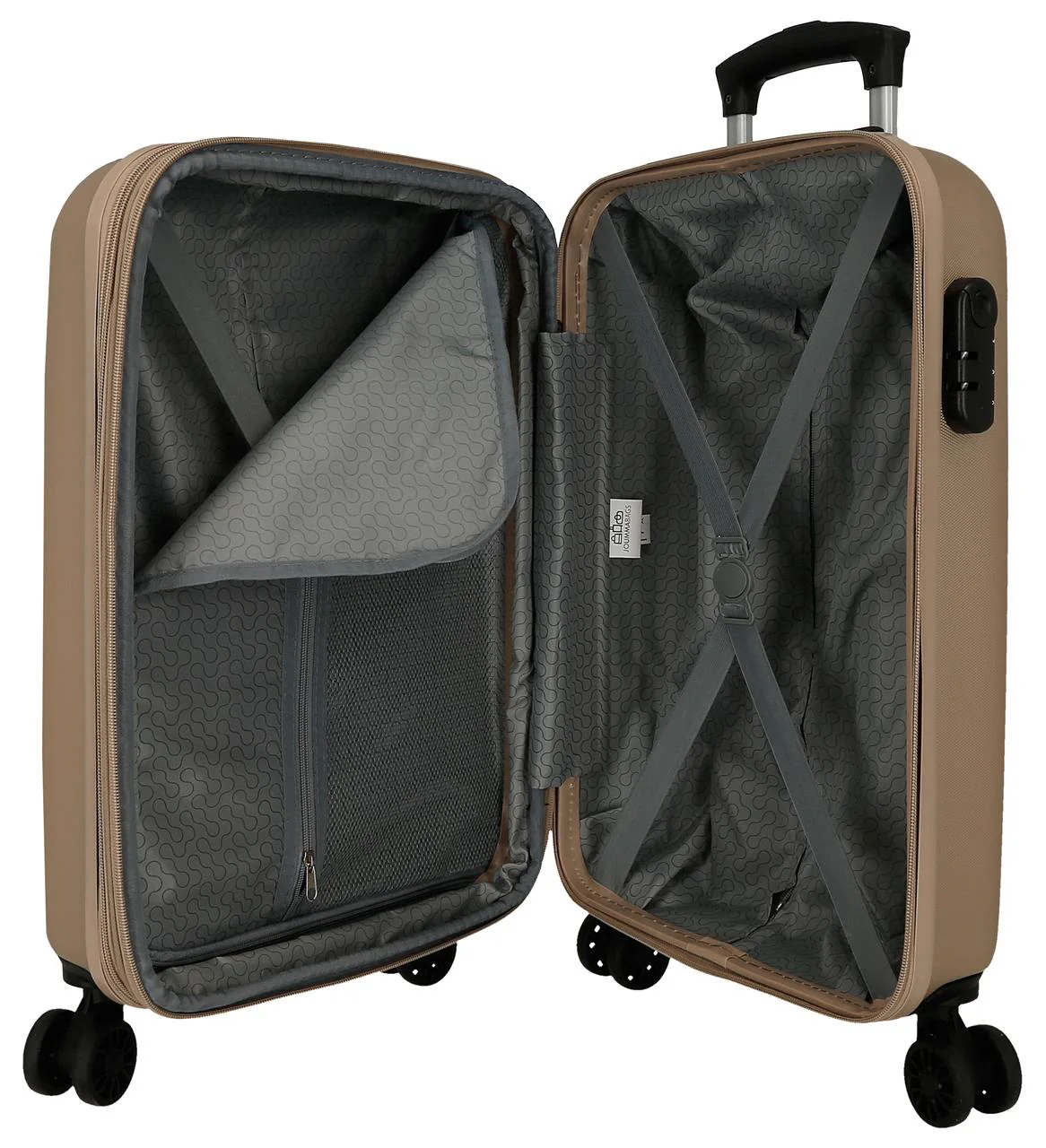 5848669 TROLLEY ABS 55CM. C/EXP. 4R. RR FLEX CHAMPAGN - Image 6