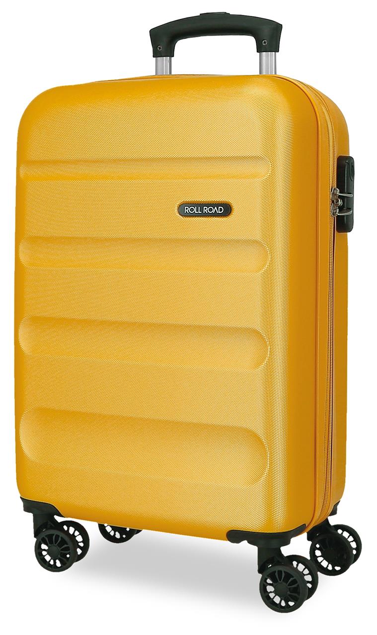 584866D TROLLEY ABS 55CM. C/EXP. 4R. RR FLEX OCRE
