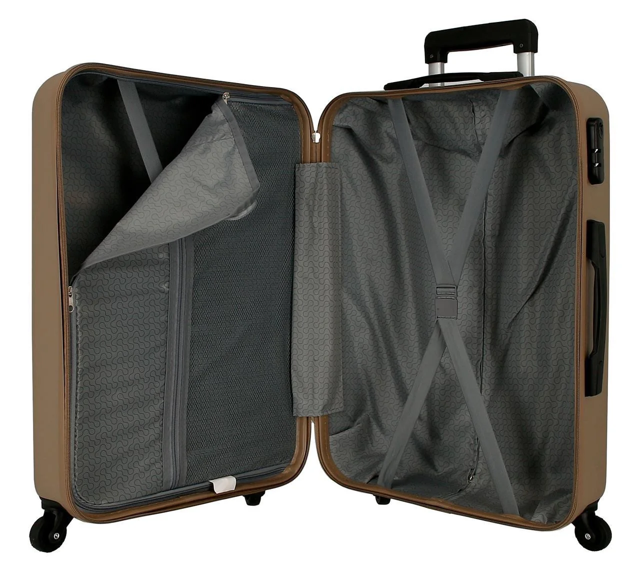 5849269 TROLLEY ABS 65CM.4R.FLEX CHAMPAGNE - Image 3