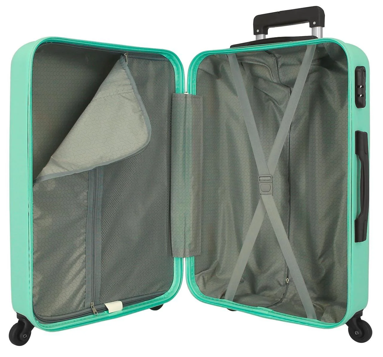 584936B TROLLEY ABS 75CM.4R.FLEX TURQUESA - Image 3