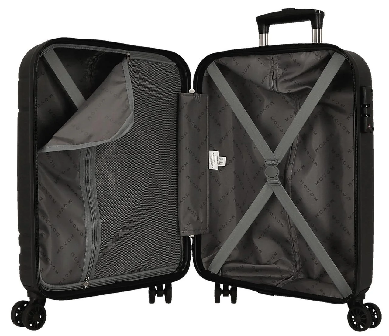 598916A TROLLEY ABS 55CM.4R.MOVOM GALAXY NEGRO - Image 3