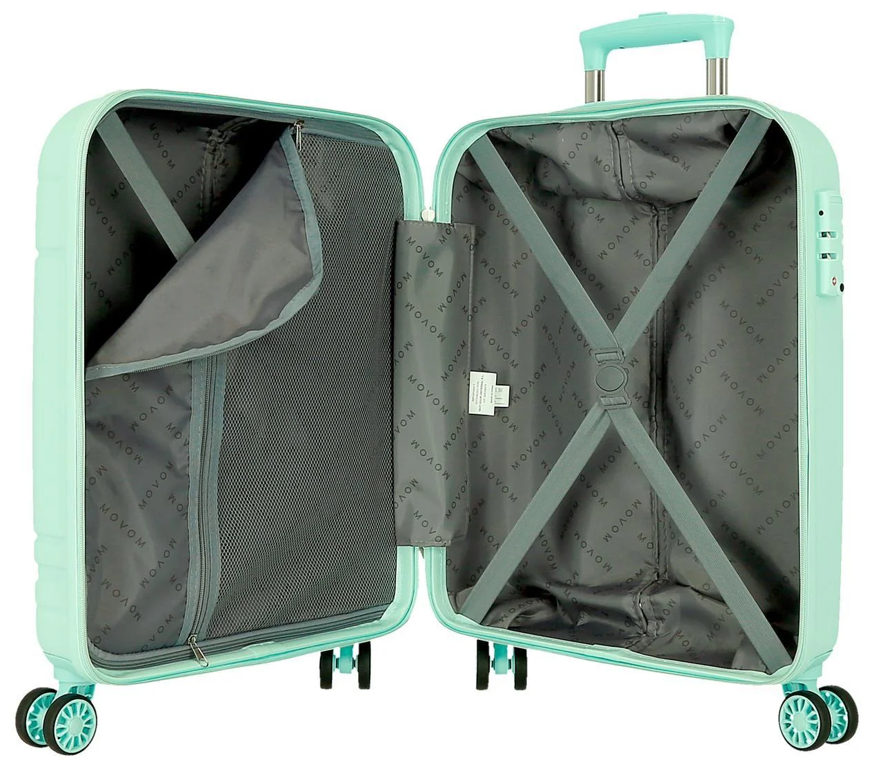 598916B TROLLEY ABS 55CM.4R.MOVOM GALAXY AZUL CLARO - Image 3