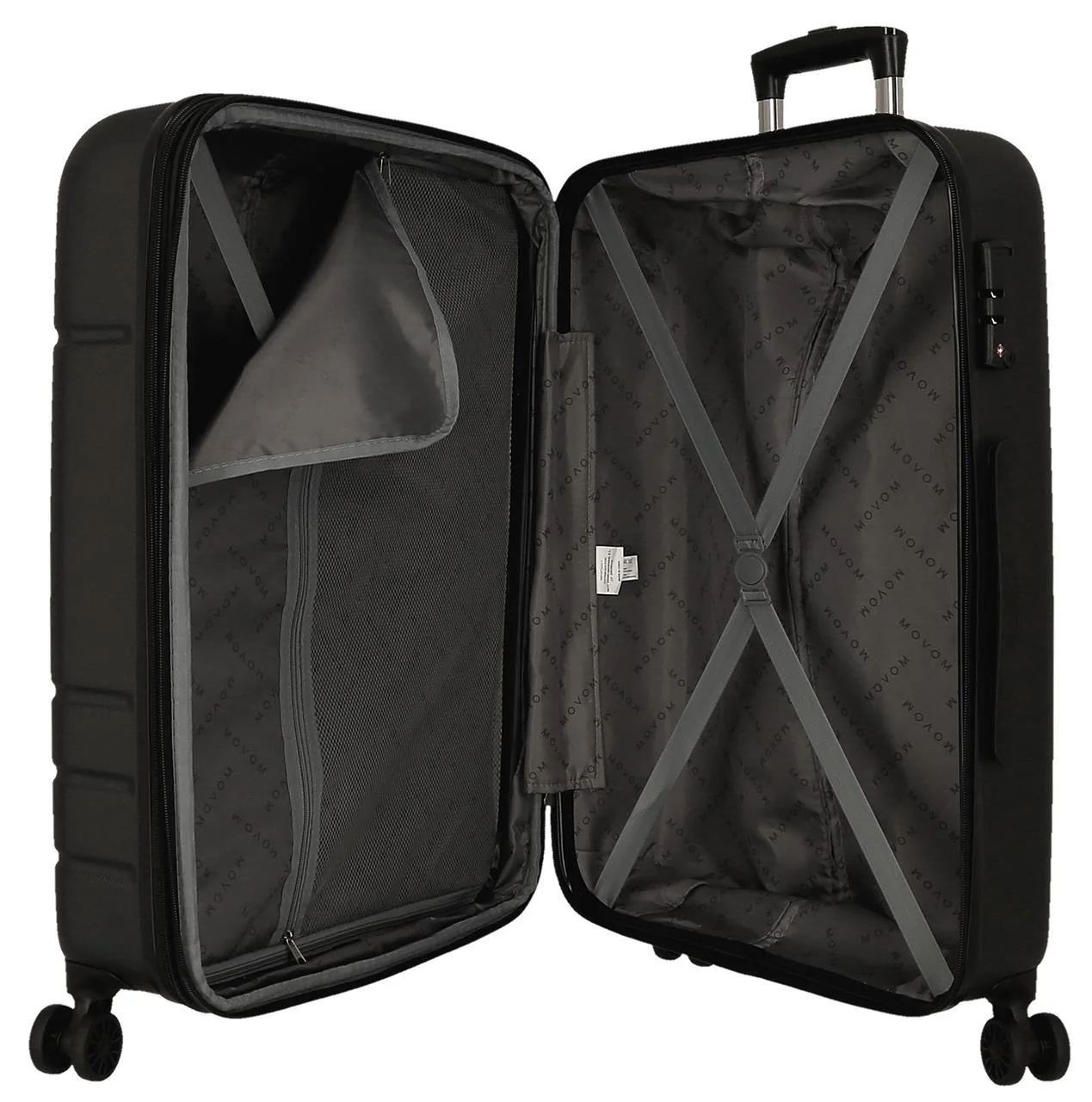 598926A TROLLEY ABS 68CM.4R.MOVOM GALAXY NEGRO - Image 3