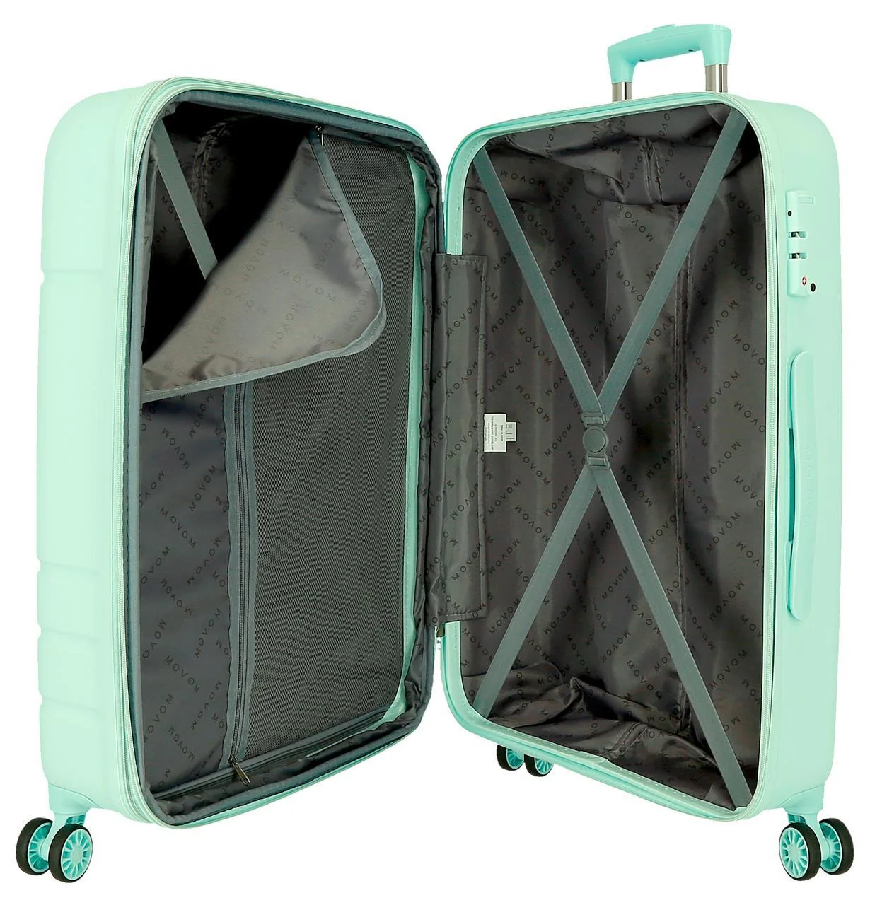598926B TROLLEY ABS 68CM.4R.MOVOM GALAXY AZUL CLARO - Image 3