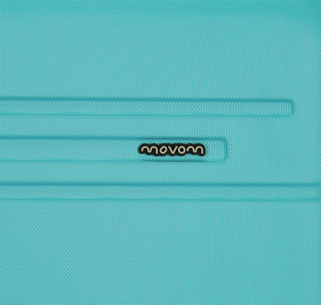 5989465 SET/3 TROLLEY ABS 55-68-78CM. 4R. MOVOM GALAXY TURQU - Image 12