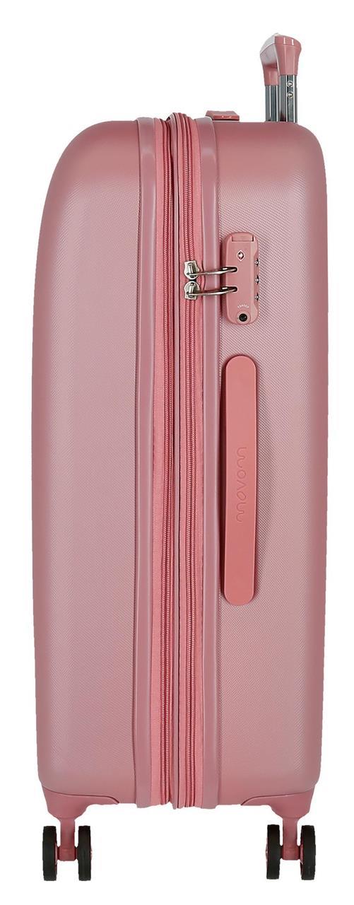 5999365 TROLLEY ABS 80CM. C/EXP. 4R.MOVOM RIGA ROSA - Image 2
