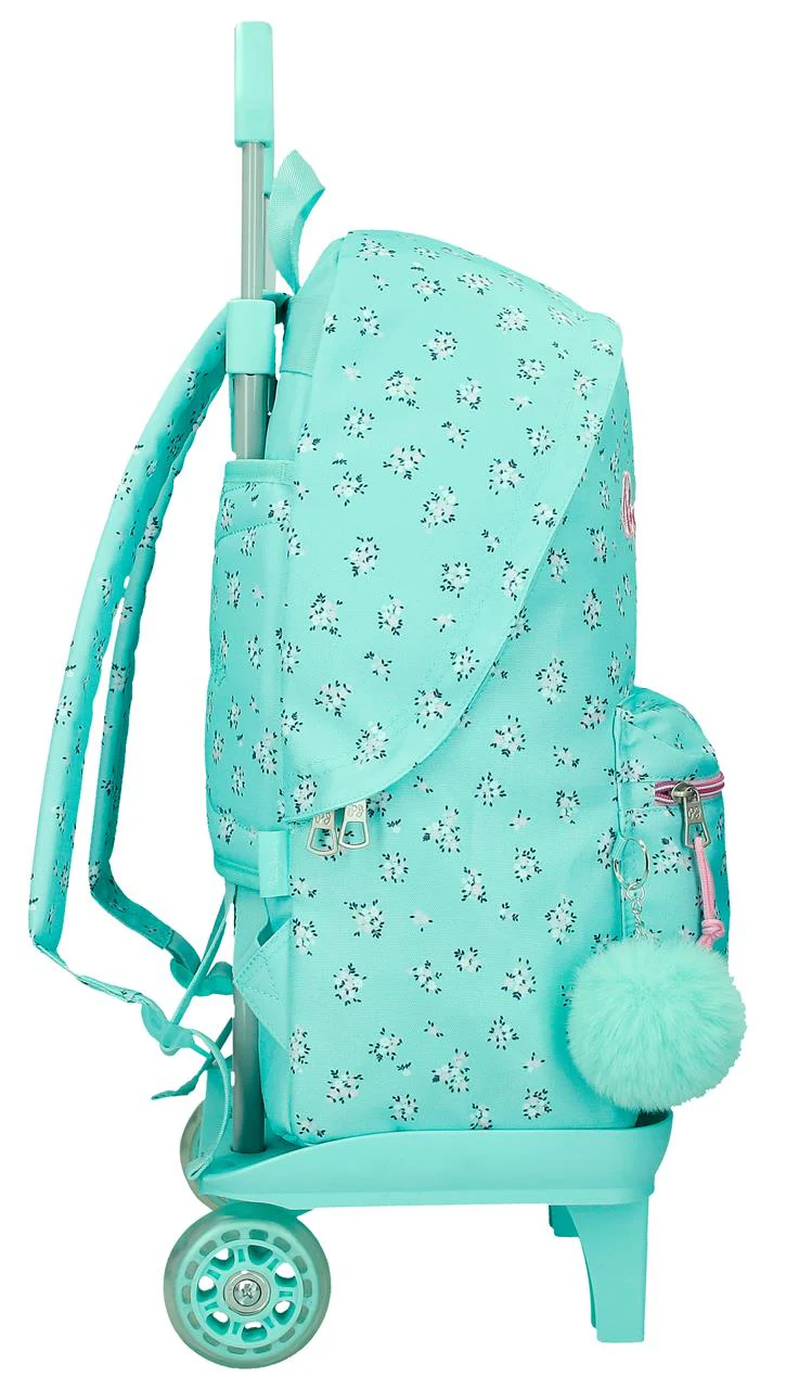 60423V2 MOCHILA ADAP. 44CM. C/CARRO. PJL NORA TURQUESA - Image 4