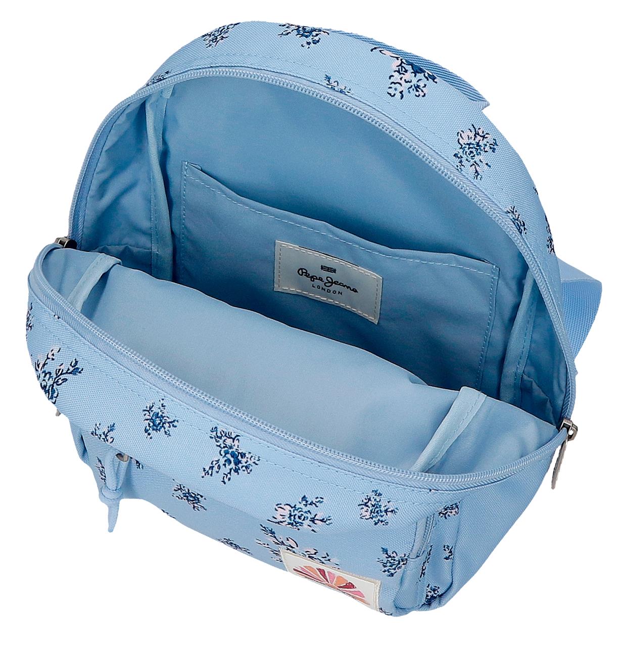 6082042 MOCHILA 23CM. PJL OLIVIA AZUL CLARO - Image 6