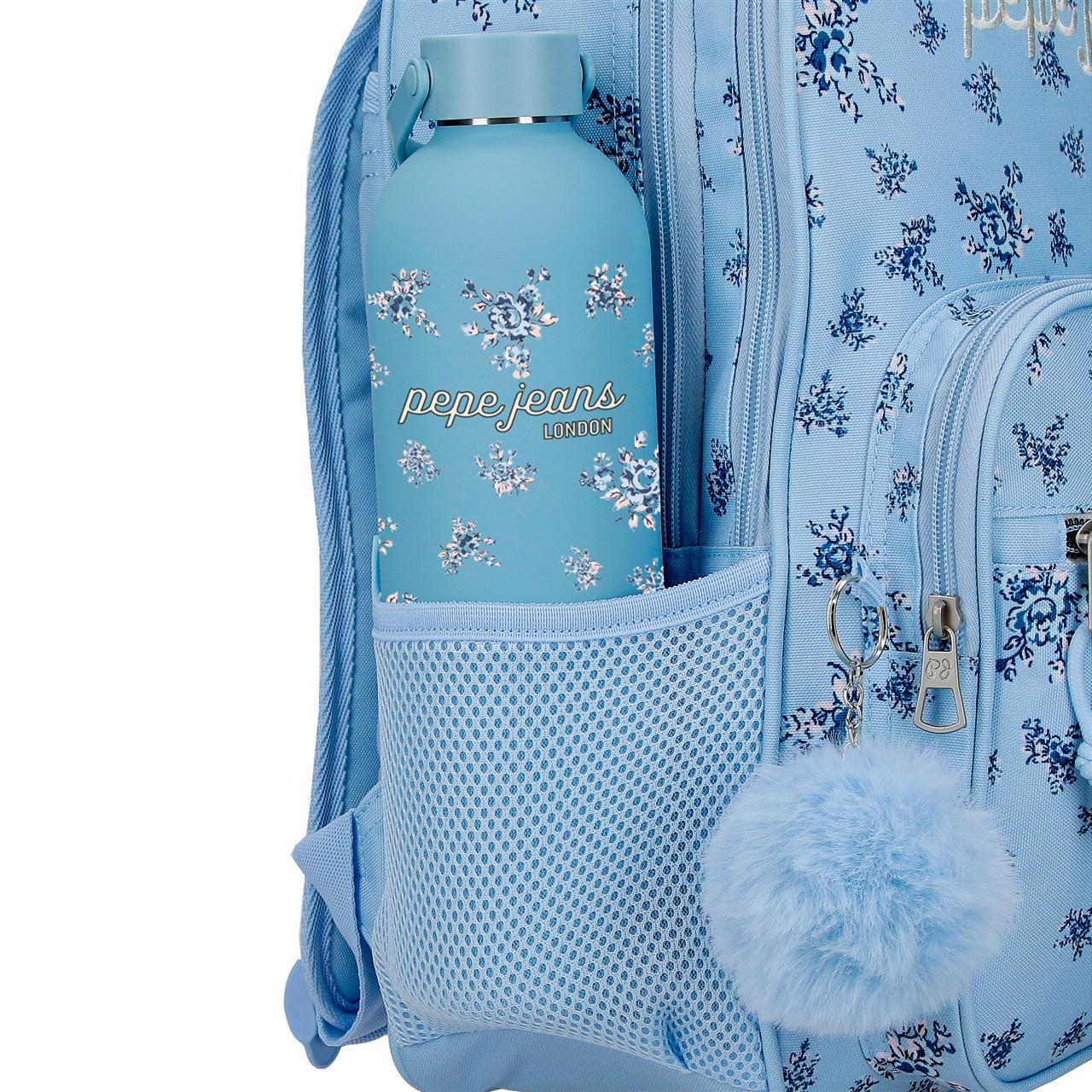 60825F2 MOCHILA ADAP. 44CM 2C. PJL OLIVIA AZUL CLARO - Image 4
