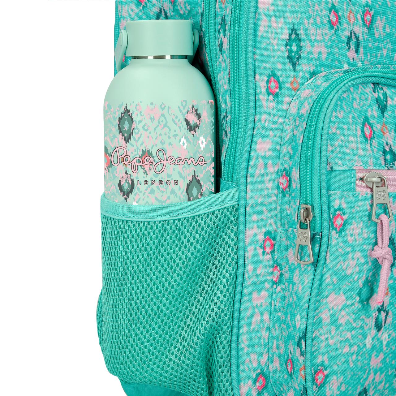 61125F1 MOCHILA ADAP. 44CM 2C. PJL SUN TURQUESA VERDE - Image 4