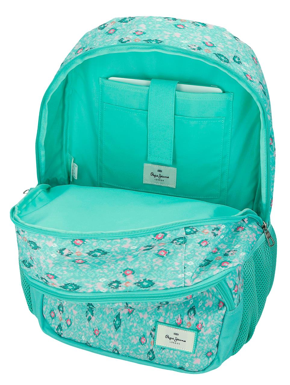61125F1 MOCHILA ADAP. 44CM 2C. PJL SUN TURQUESA VERDE - Image 7