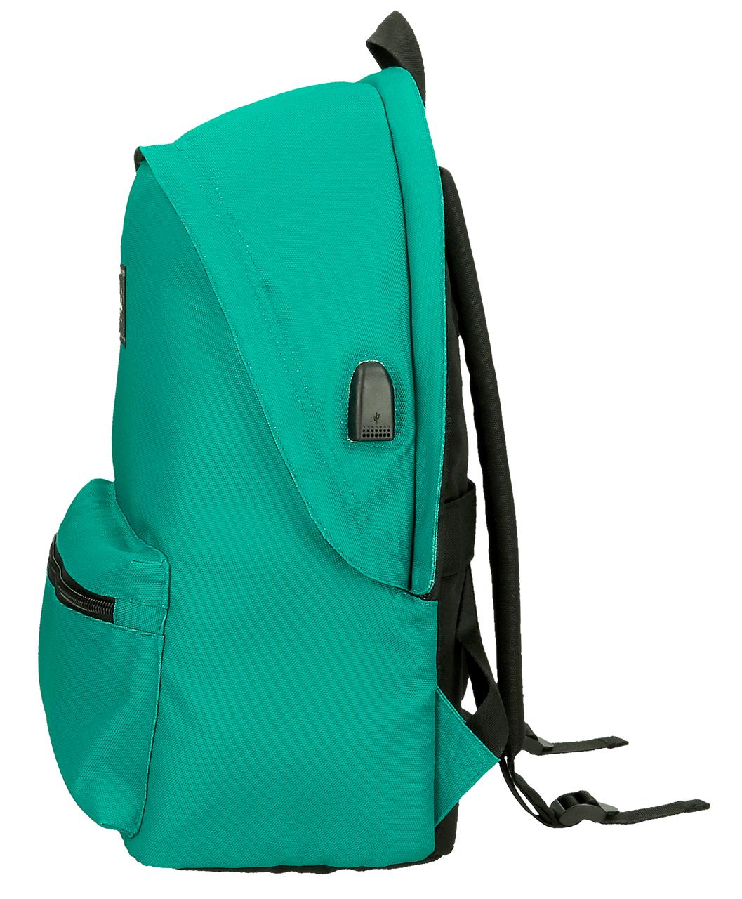 63324C6 MOCHILA PORTAORD. 44CM 2C. PJL ARIS EVERGREEN VERDE - Image 5