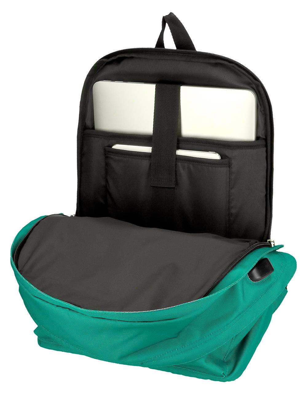 63324C6 MOCHILA PORTAORD. 44CM 2C. PJL ARIS EVERGREEN VERDE - Image 6