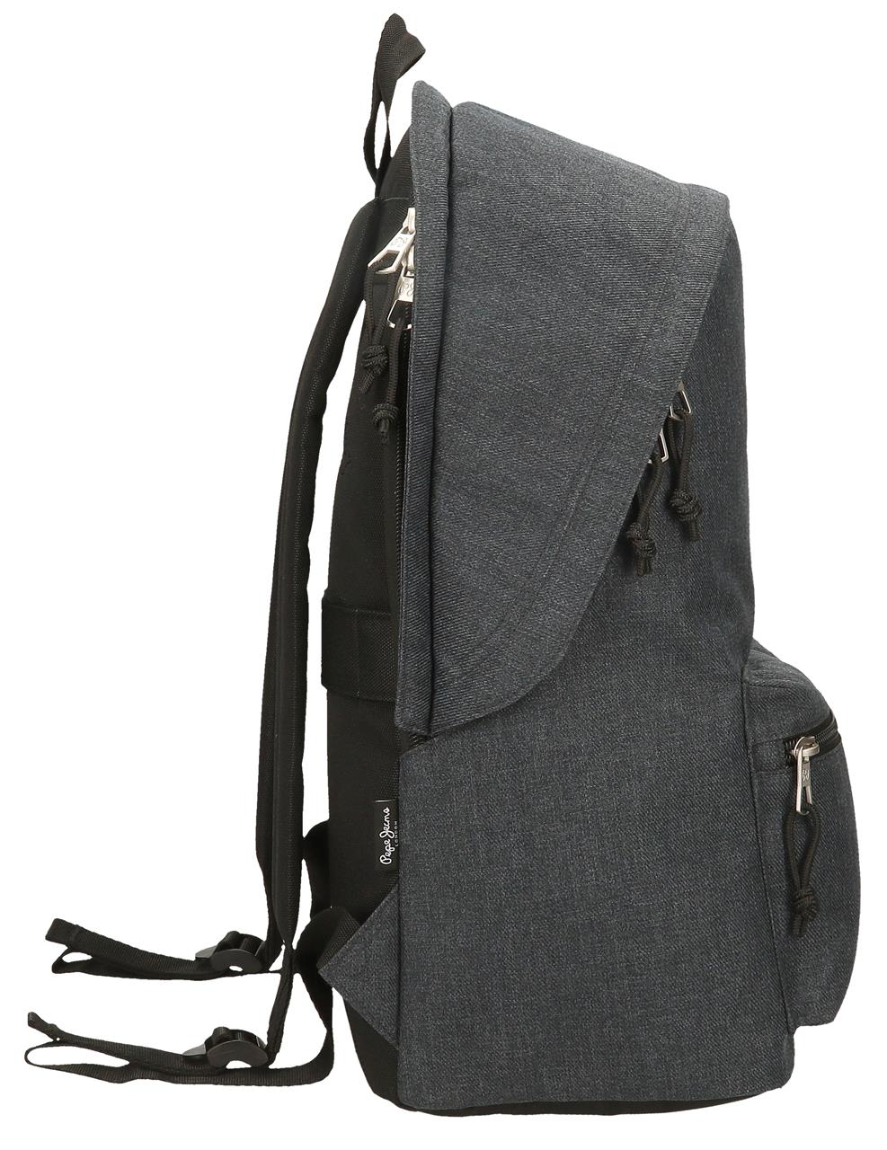 63324C8 MOCHILA PORTAORD. 44CM 2C. PJL ARIS EVERGREEN DENIM - Image 2