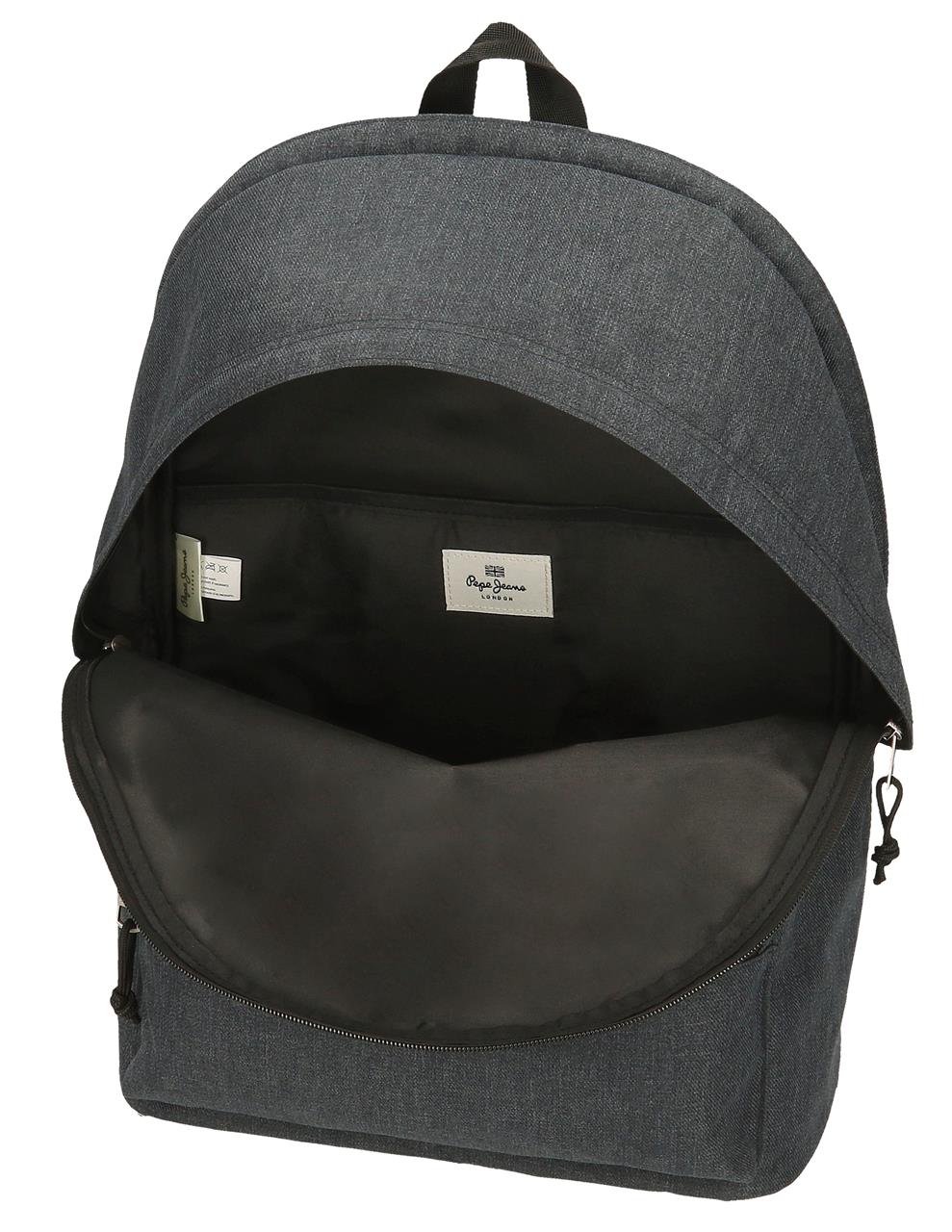 63324C8 MOCHILA PORTAORD. 44CM 2C. PJL ARIS EVERGREEN DENIM - Image 3