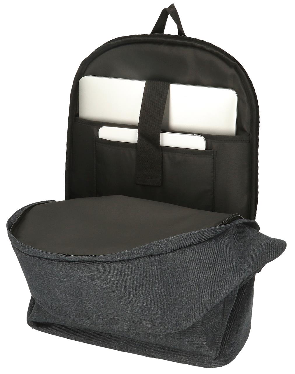 63324C8 MOCHILA PORTAORD. 44CM 2C. PJL ARIS EVERGREEN DENIM - Image 5