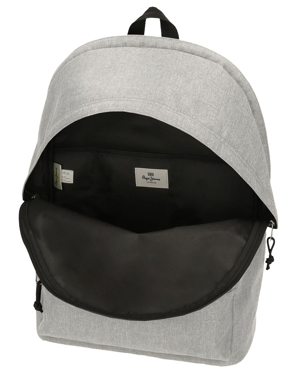 63324H1 MOCHILA PORTAORD. 44CM 2C. PJL ARIS EVERGREEN GRIS - Image 3