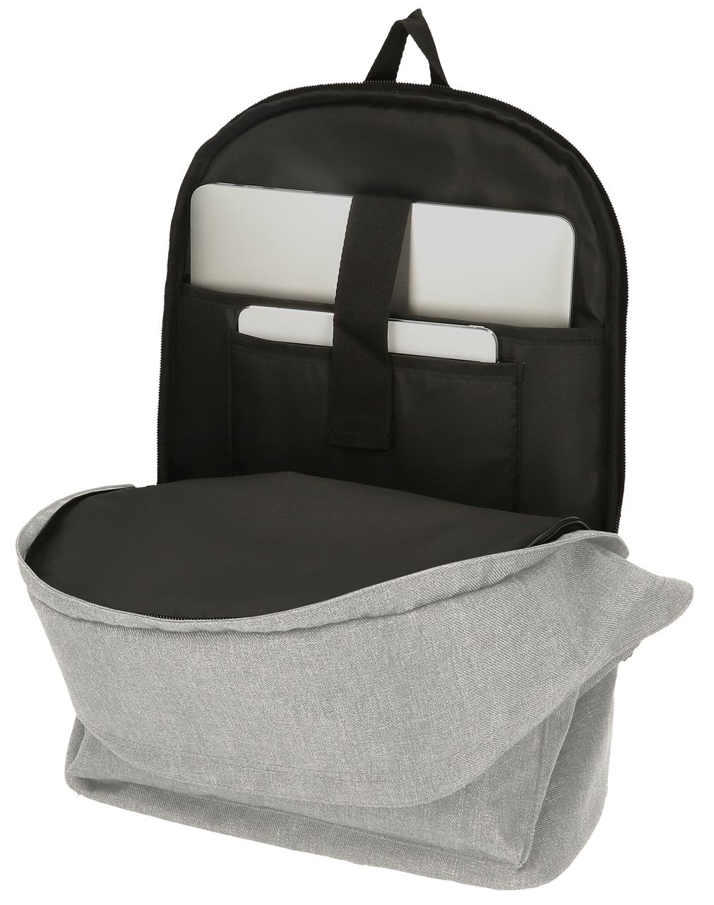 63324H1 MOCHILA PORTAORD. 44CM 2C. PJL ARIS EVERGREEN GRIS - Image 5