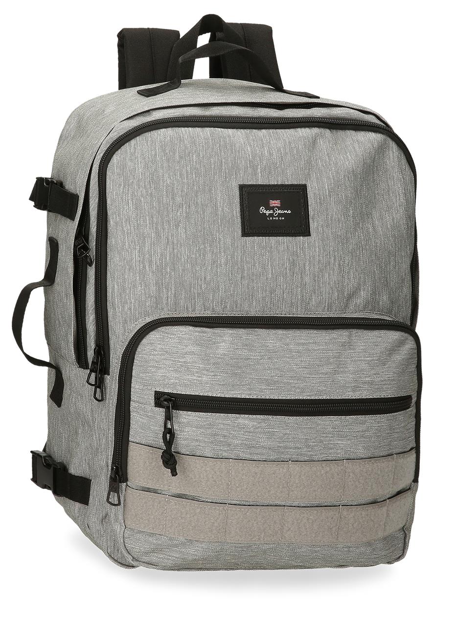 63328H1 MOCHILA ADAP. 44CM. PJL ARIS EVERGREEN GRIS