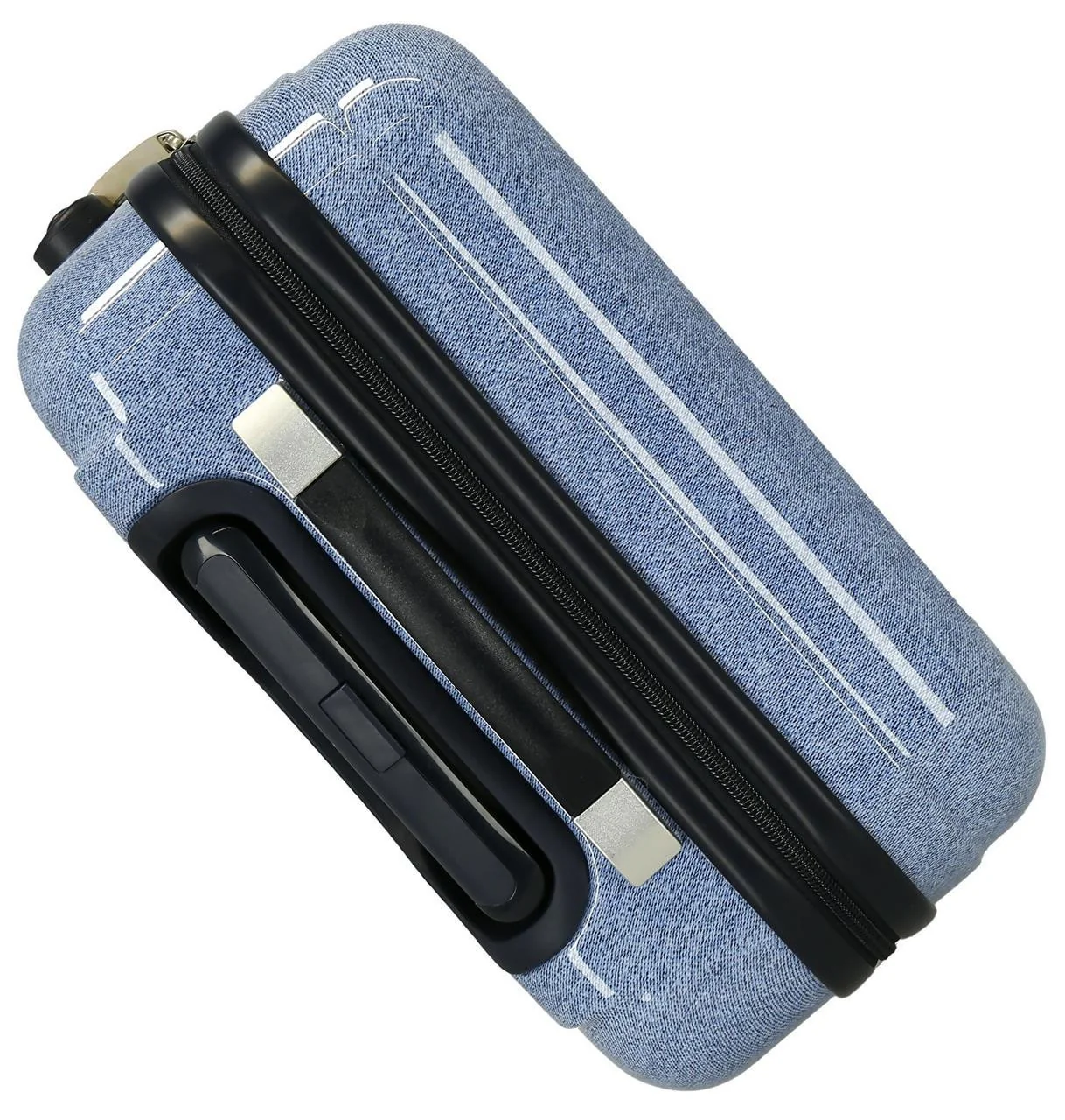 6631721 TROLLEY ABS 55CM.4R.PJL LENA DENIM - Image 8