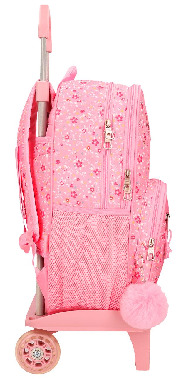 67122T3 MOCHILA ADAP. 40CM. 2C. C/CARRO PJL ALENKA ROSA - Image 2