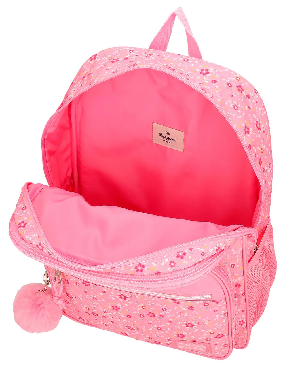 67122T3 MOCHILA ADAP. 40CM. 2C. C/CARRO PJL ALENKA ROSA - Image 6