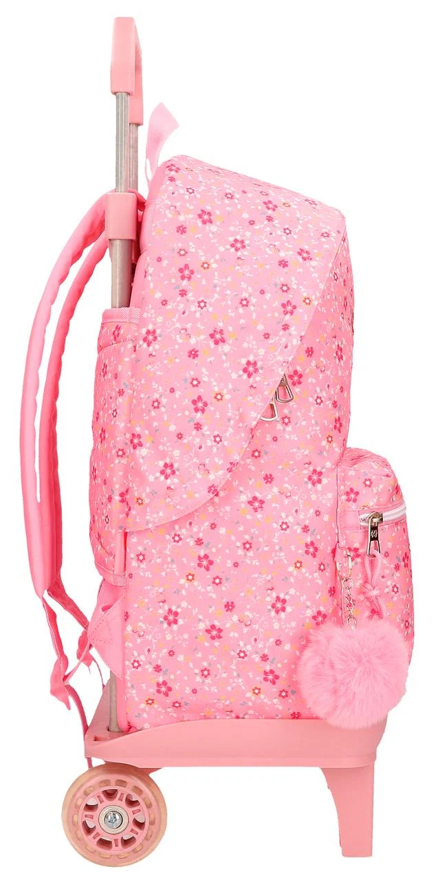 67123T3 MOCHILA ADAP.42CM.C/CARRO PJL ALENKA ROSA - Image 2