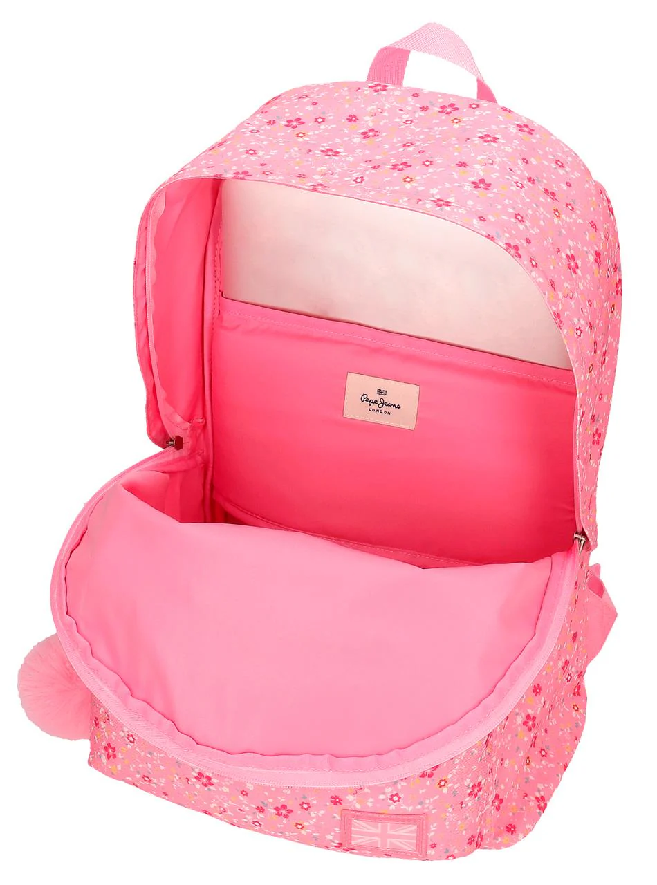 67123T3 MOCHILA ADAP.42CM.C/CARRO PJL ALENKA ROSA - Image 5