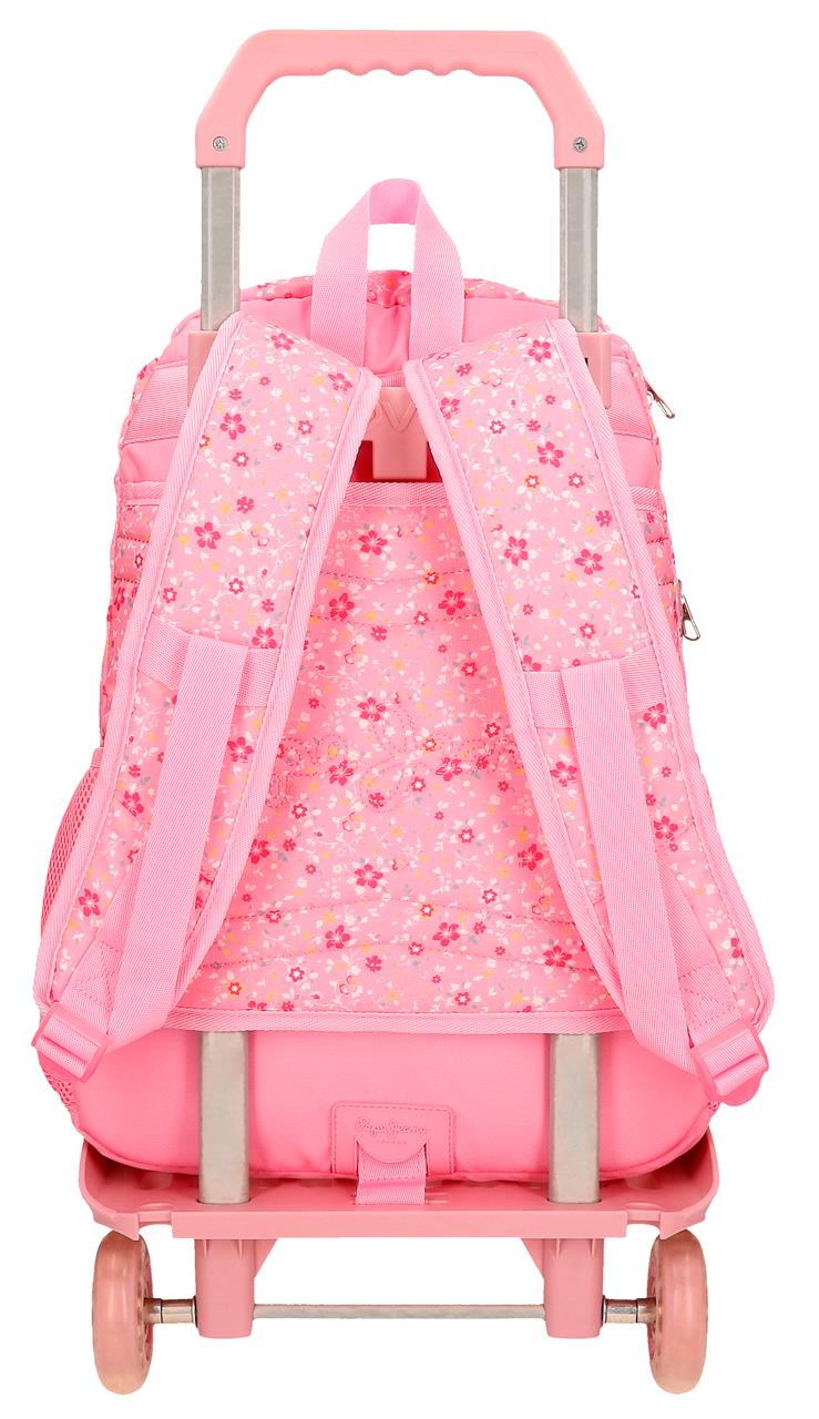 67125T3 MOCHILA ADAP.44CM.2C.C/CARRO PJL ALENKA ROSA - Image 4