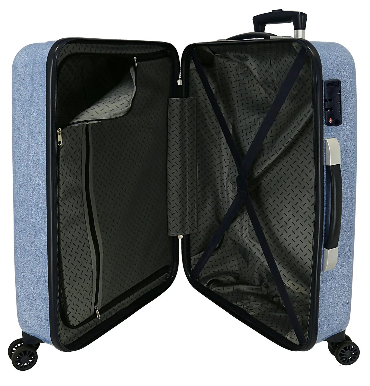 6821922 SET/2 TROLLEY ABS 55-65CM. 4R. PJL NONI - Image 3